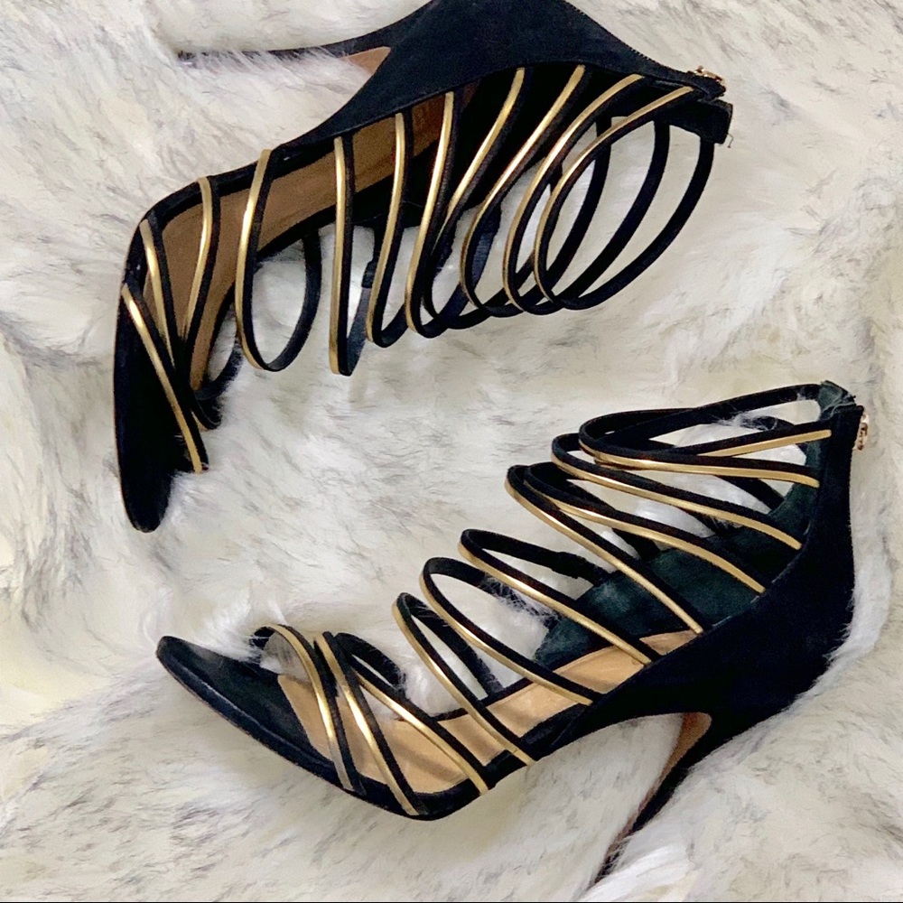 Sexy Strappy Schutz Heels - Picture 2 of 8